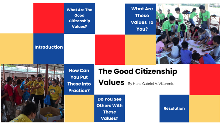 Define Good Citizenship Values