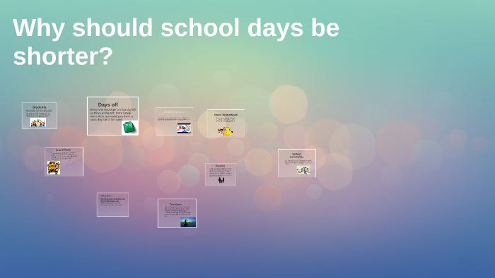 Why Should School Days Be Shorter By Oscar Aguilar On Prezi