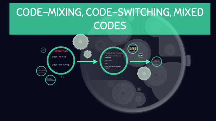code switching and code mixing research paper