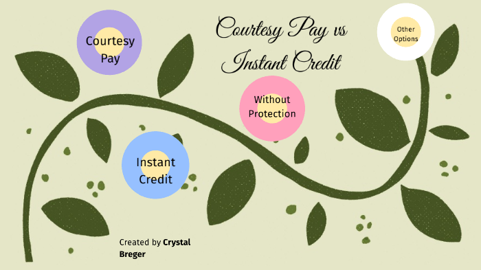 Courtesy Pay vs Instant Credit by Crystal Breger on Prezi