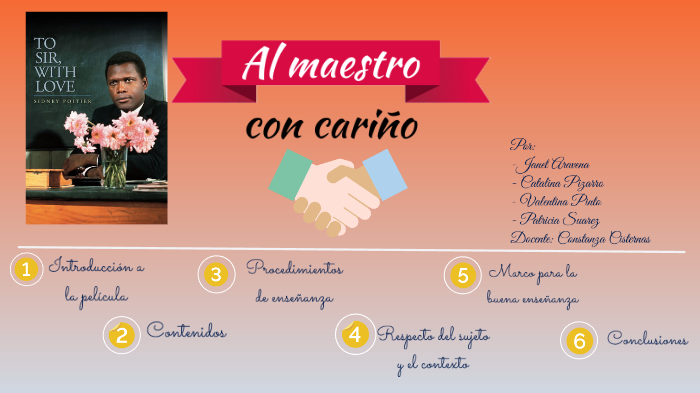 Sinopsis De La Pelicula Al Maestro Con Cariño prezi.com