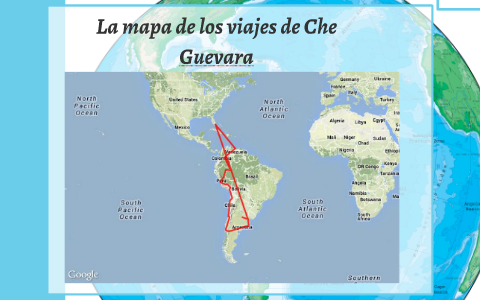 La mapa de los viajes de Che Guarvara by Kendall Krieger on Prezi