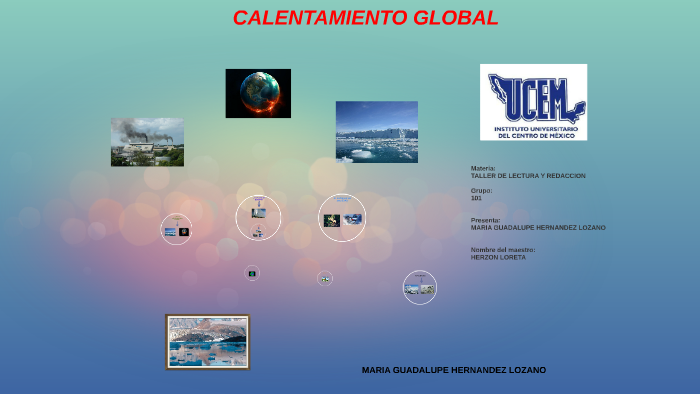 CALENTAMIENTO GLOBAL by Maria Hernandez on Prezi