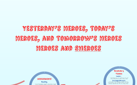 Yesterday’s Heroes, Today’s Heroes, Tomorrow’s Heroes By Monique 