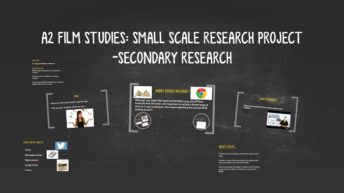 what is a small scale research project