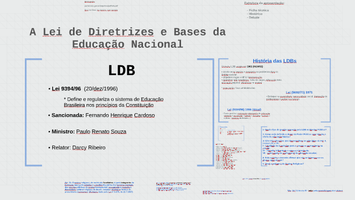 Lei De Diretrizes E Bases Da Educação Nacional 5692 71 - Dicas De Lei