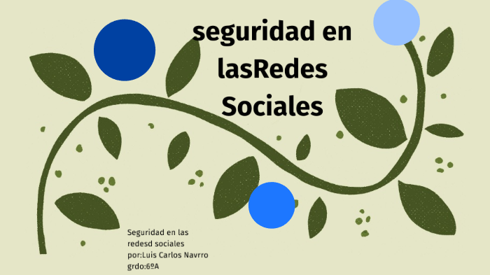 Seguridad en las redes sociales by luis navarro on Prezi