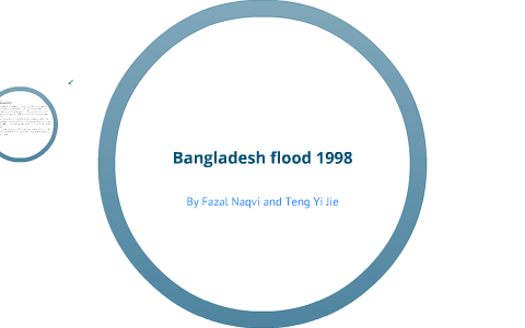 bangladesh 1998 flood case study