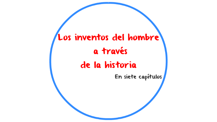 Los inventos del hombre a través de la historia by Marianne Schell on Prezi