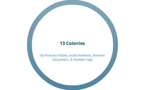 13 colonies social studies project by Michaela Matteo on Prezi