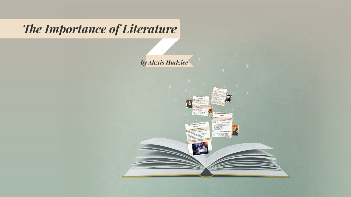 the importance of literature in education