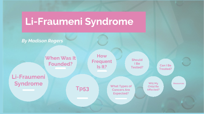 Li-Fraumeni Syndrome by Madison Rogers on Prezi