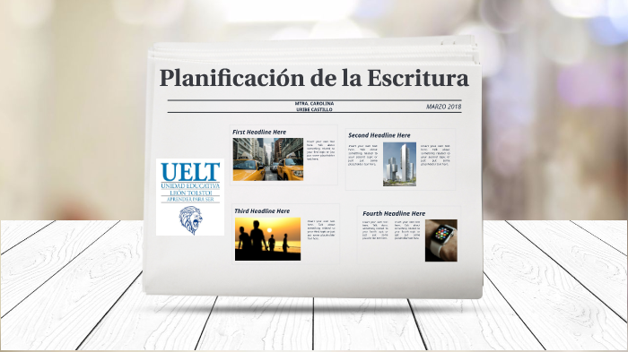 PLANIFICACIÓN DE LA ESCRITURA By Krol Uc On Prezi