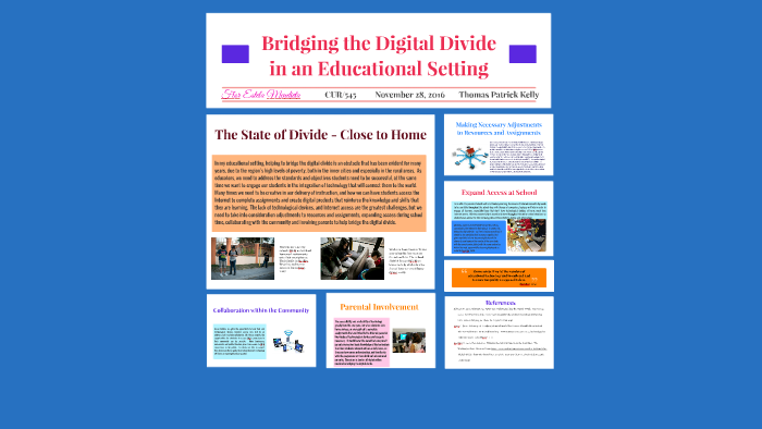 Bridging the Digital Divide in an Educational Setting by Flor Mendieta ...