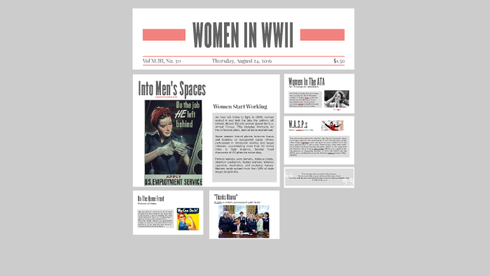 Women in WWII by on Prezi