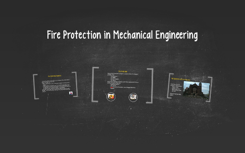 Fire Protection In Mechanical Engineering By Jennifer Dries