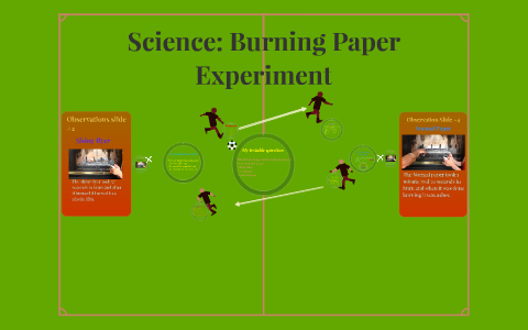 burning experiment paper