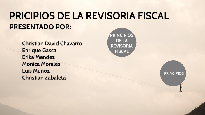 Principios De La Revisoria Fiscal By Monica Morales On Prezi