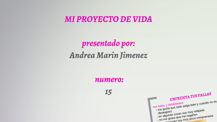 MI PROYECTO DE VIDA by Andre Marin Jimenez on Prezi