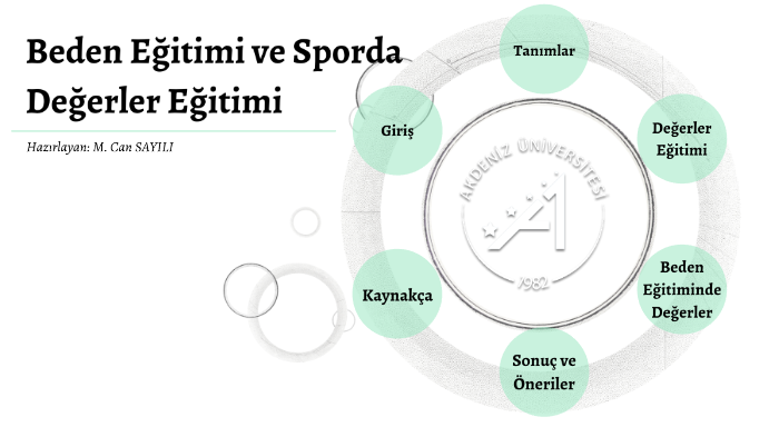 Beden Eğitimi ve Sporda Değerler Eğitimi by Can Sayılı