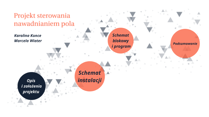 Projekt sterowania nawadnianiem pola by Marcela Wiater