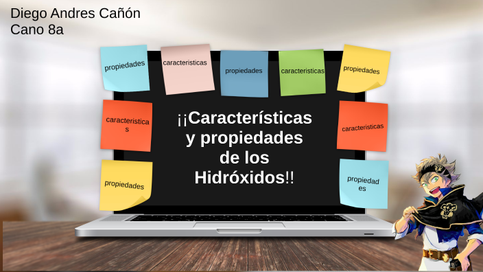 Características y propiedades de los Hidróxidos by Diego Andres Cañón