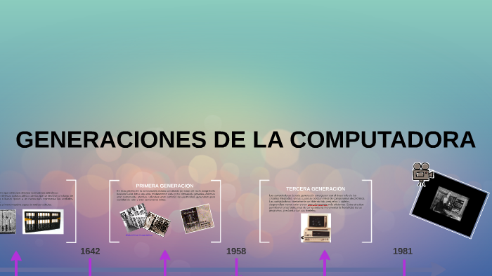 Generaciones de la Computadora- Infografía by Celeste Funes on Prezi