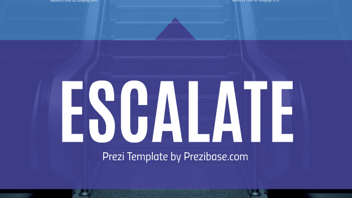 Escalate Prezi Template By Prezi Templates By Prezibase On Prezi