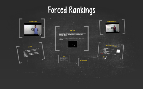 Forced Ranking by Zach Shanno on Prezi