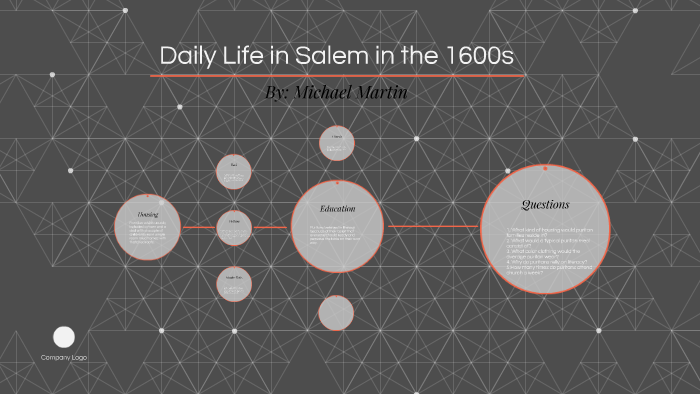 Daily Life in Salem in the 1600s by Michael Martin on Prezi