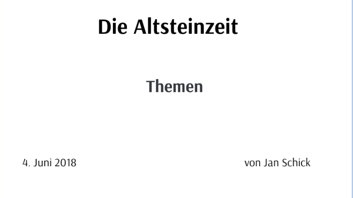 Gfs Altsteinzeit By Max Heine On Prezi Next