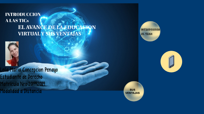 AVANCE DE LA EDUCACION VIRTUAL Y SUS VENTAJAS by Leila Penayo on Prezi