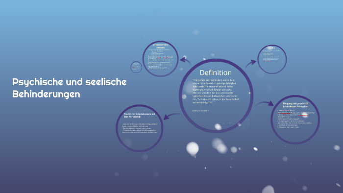 Psychische und seelische Behinderungen by Charlotte Neumann on Prezi