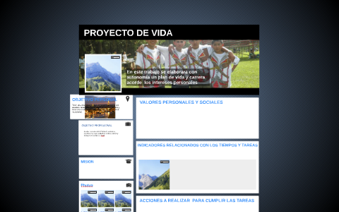 PROYECTO DE VIDA by miguel angel de la cruz arellano on Prezi