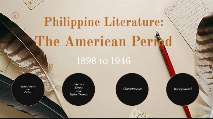 Philippine Literature During The American Period By MJ Castillo