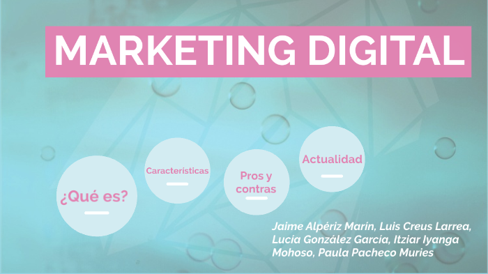 Marketing digital by Pau PM on Prezi