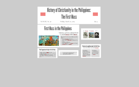 History Of Christianity In The Philippines The First Mass By Tomato Face