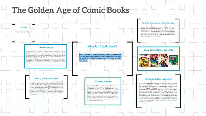 thesis statement and outline of the golden age of comics