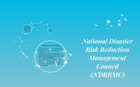 Roles and functions of ndrrmc