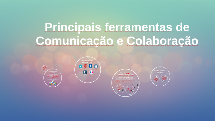 Principais Ferramentas De Comunicação E Colaboração By On Prezi