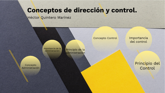 Conceptos de dirección y control. by Héctor Quintero on Prezi