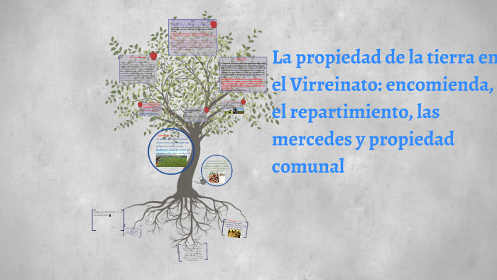 La propiedad de la tierra en el Virreinato: encomienda, el r by Marco