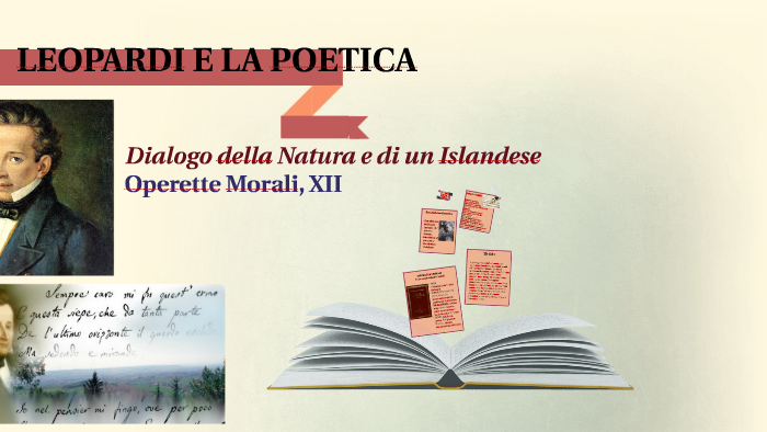 Leopardi Il Dialogo Della Natura E Di Un Islandese LEOPARDI: Dialogo della Natura e di un Islandese by ALESSIA CAPURSI on