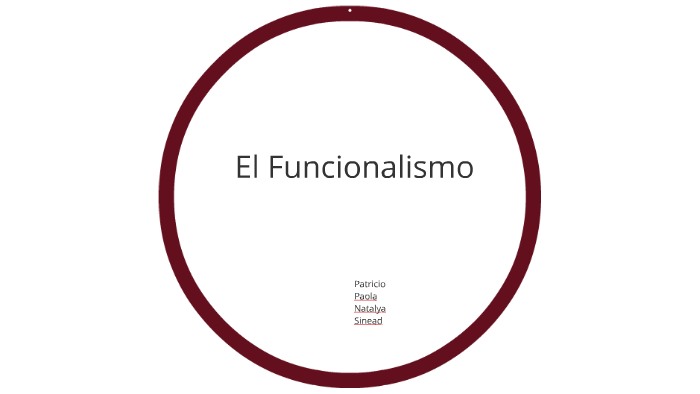 El Funcionalismo By Paola Ordorica On Prezi