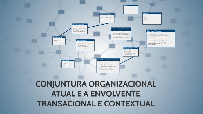 CONJUNTURA ORGANIZACIONAL ATUAL E A ENVOLVENTE TRANSACIONAL by Sergio ...