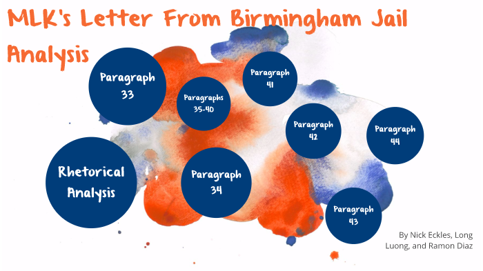 Letter From Birmingham Jail Analysis 2 By Long Luong