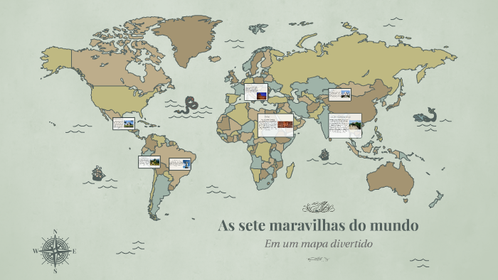 as sete maravilhas do mundo by ana débora satélite