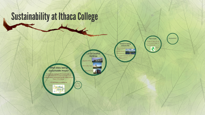 Sustainability at Ithaca College by Dana Ambrose on Prezi