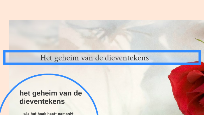 Nisha (het geheim van de dieventekens)) by Nisha Nanhoe on Prezi