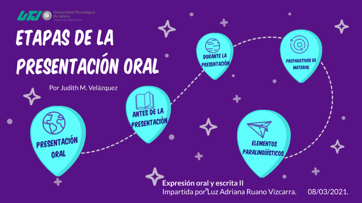 Etapas de la presentación oral by Judith Vela on Prezi